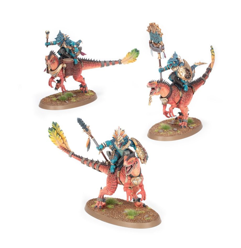 Warhammer: Age of Sigmar - Seraphon - Aggradon Lancers