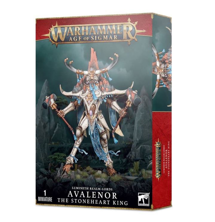 Warhammer: Age of Sigmar - Lumineth Realm-Lords - Avalenor, the Stoneheart King