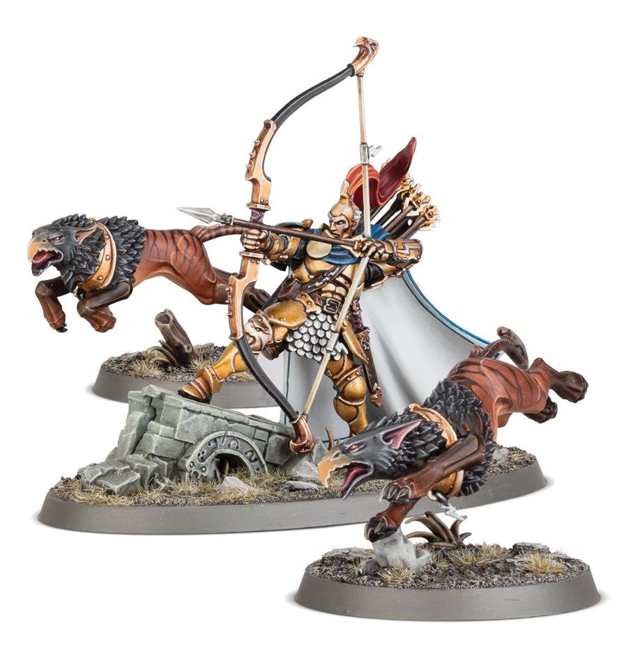 Warhammer: Age of Sigmar - Stormcast Eternals - Knight-Judicator with Gryph Hounds