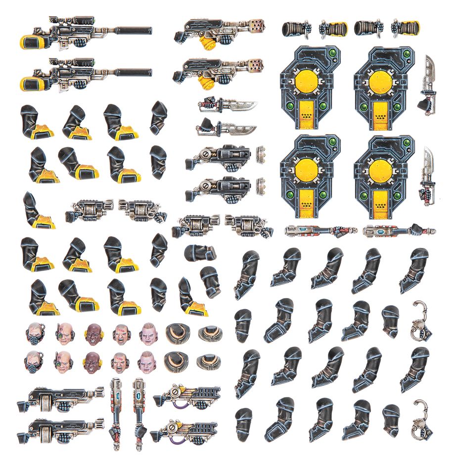 Necromunda - Palanite Enforcers - Weapons &amp; Upgrades