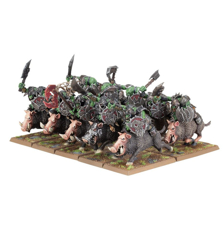 Warhammer: The Old World - Orc &amp; Goblin Tribes - Orc Boar Boyz Mob