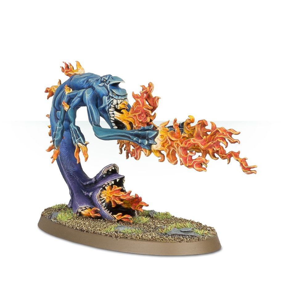 Warhammer: Age of Sigmar - Disciples Of Tzeentch - Fateskimmer, Herald of Tzeentch on Burning Chariot