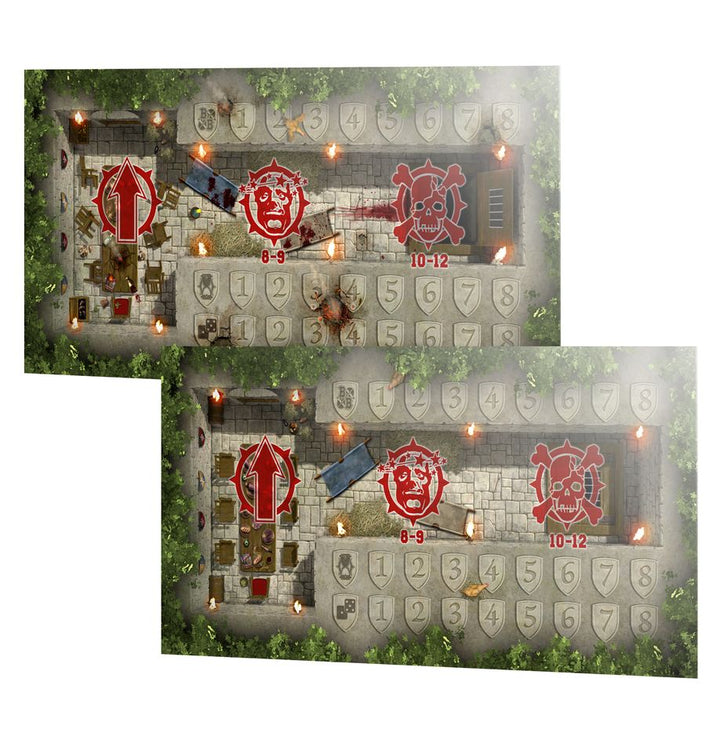 Blood Bowl - Pitch and Dugouts - Bretonnians