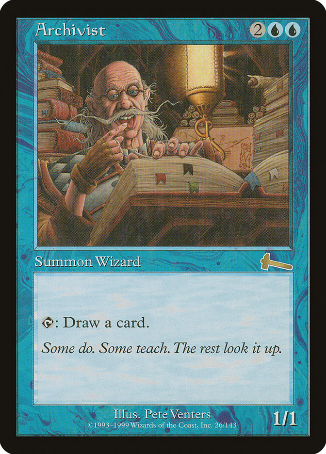 Archivist, Urza&