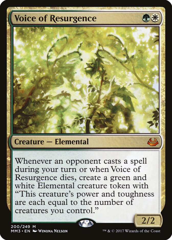 Voice of Resurgence, Modern Masters 2017 Card Art