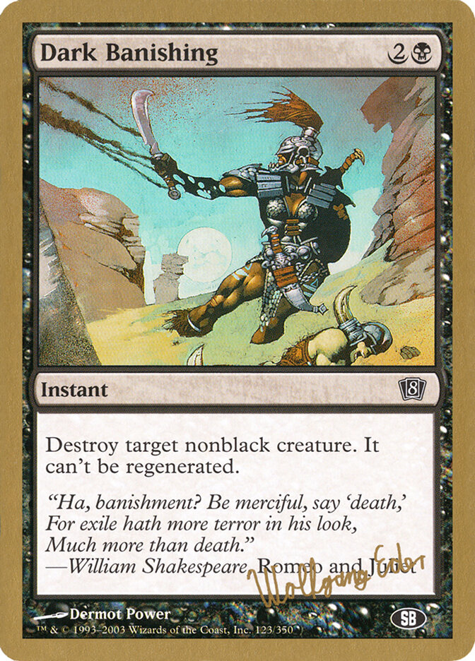 Dark Banishing, World Championship Decks 2003 Card Art