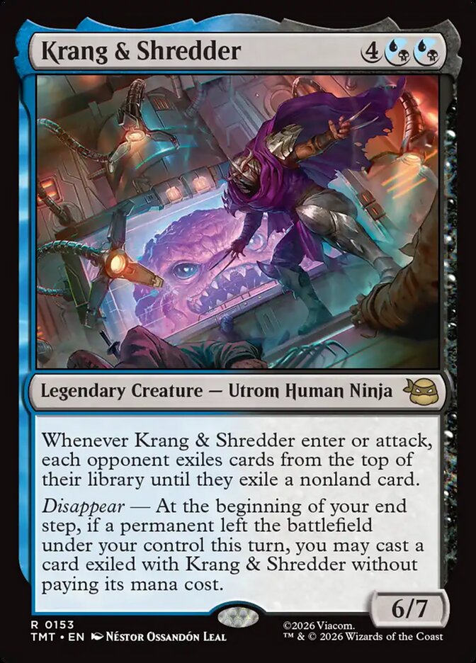 Krang &amp; Shredder, Teenage Mutant Ninja Turtles Card Art