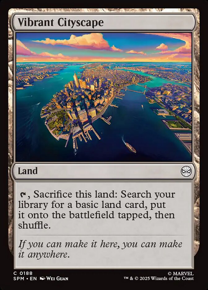 Vibrant Cityscape, Marvel&