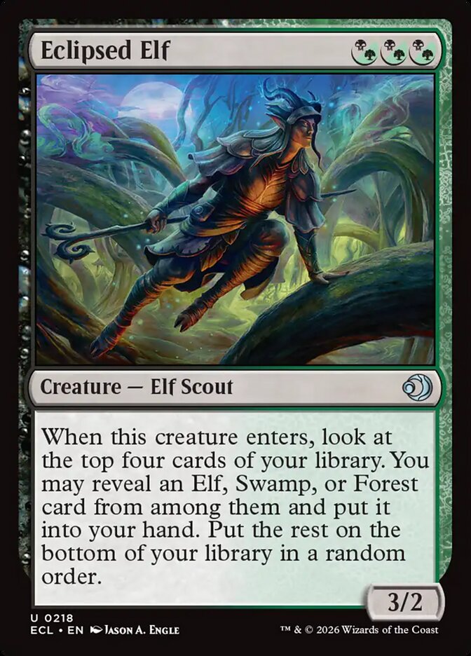 Eclipsed Elf, Lorwyn Eclipsed Card Art
