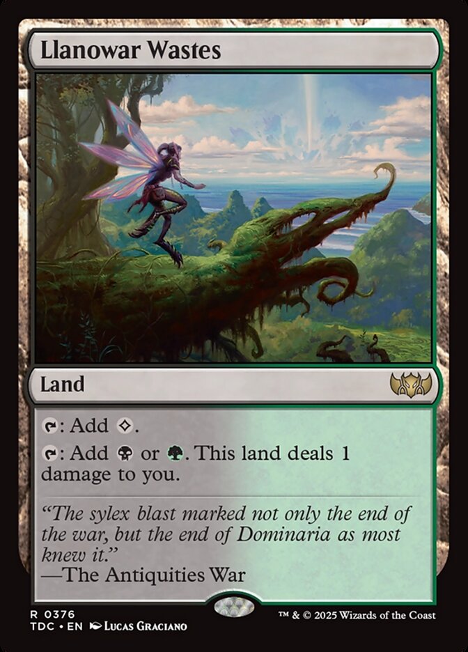 Llanowar Wastes, Tarkir: Dragonstorm Commander Card Art