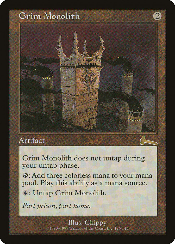Grim Monolith, Urza&