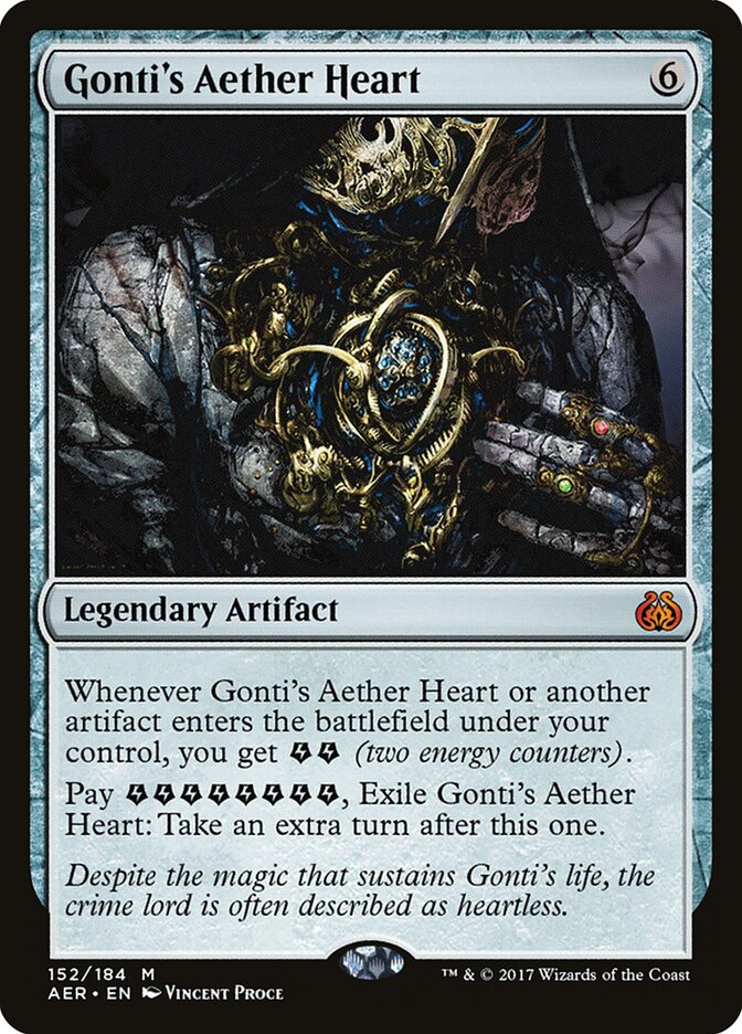 Gonti's Aether Heart, Aether Revolt Card Art