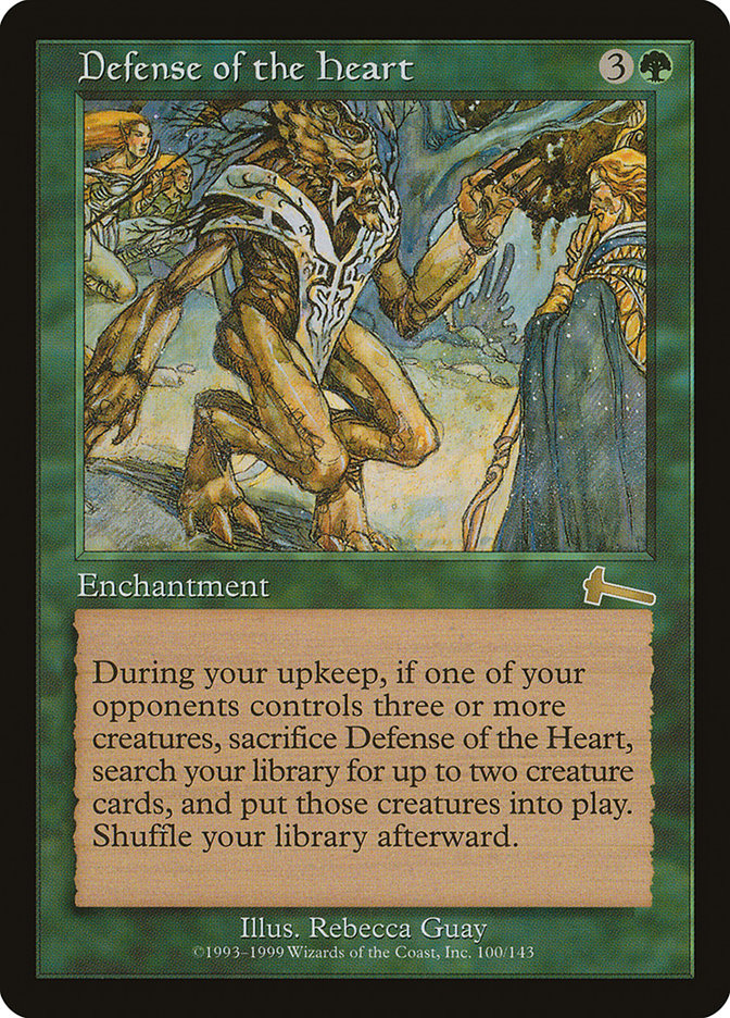 Defense of the Heart, Urza&