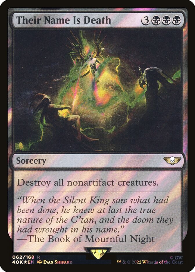 Their Name Is Death, Warhammer 40,000 Commander Card Art