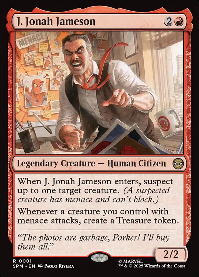 J. Jonah Jameson, Marvel&
