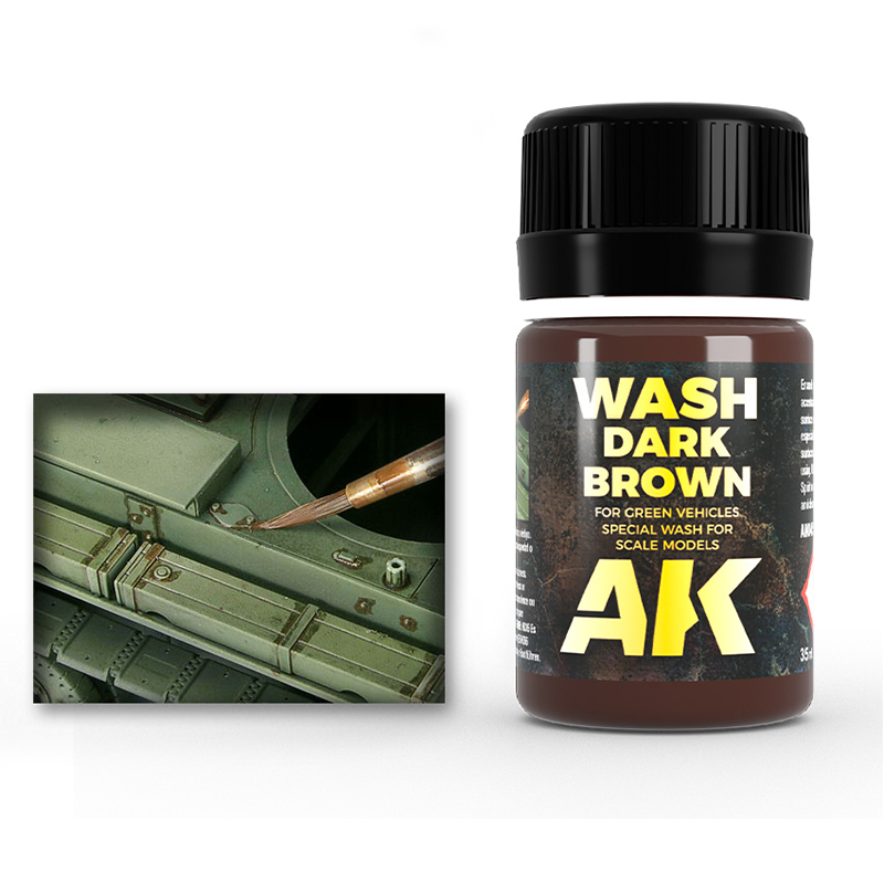 AK Interactive - Wash - Dark Brown - 35ml