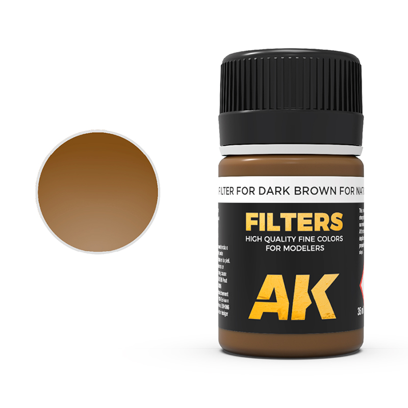 AK Interactive - Filter - Dark Brown for NATO &amp; Green - 35ml