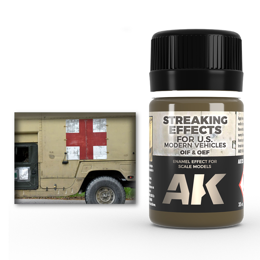AK Interactive - Streaking -  OIF &amp; OEF US Vehicles - 35ml