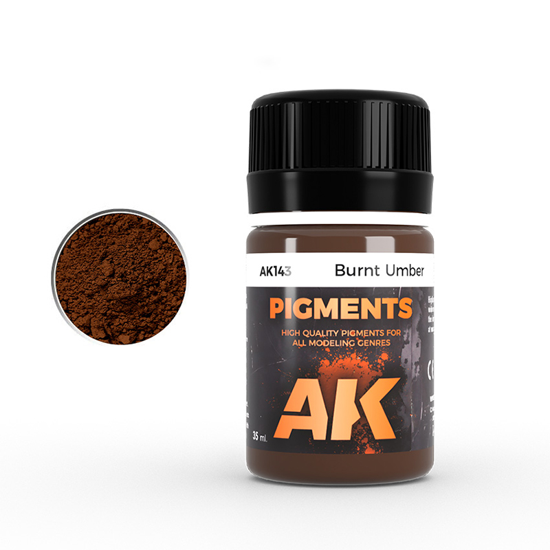 AK Interactive - Pigments - Burnt Umber - 35ml