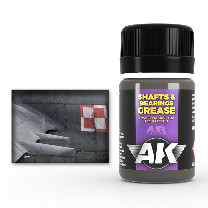 AK Interactive - Wash - Shafts &amp; Bearings - 35ml