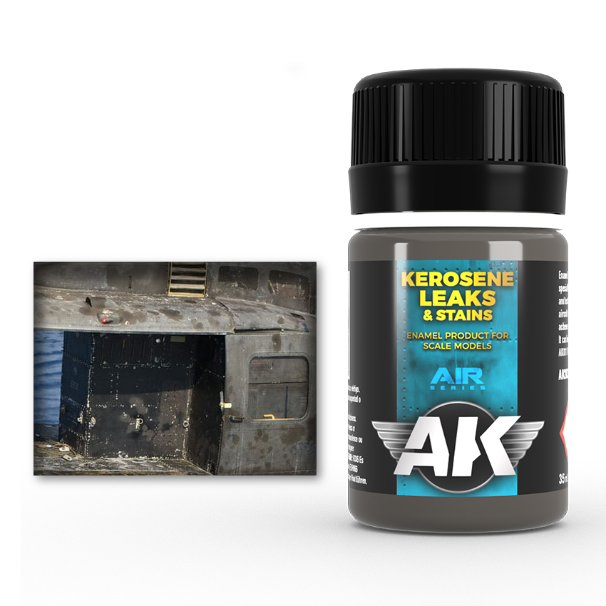 AK Interactive - Streaking - Kerosene Leaks &amp; Stains - 35ml