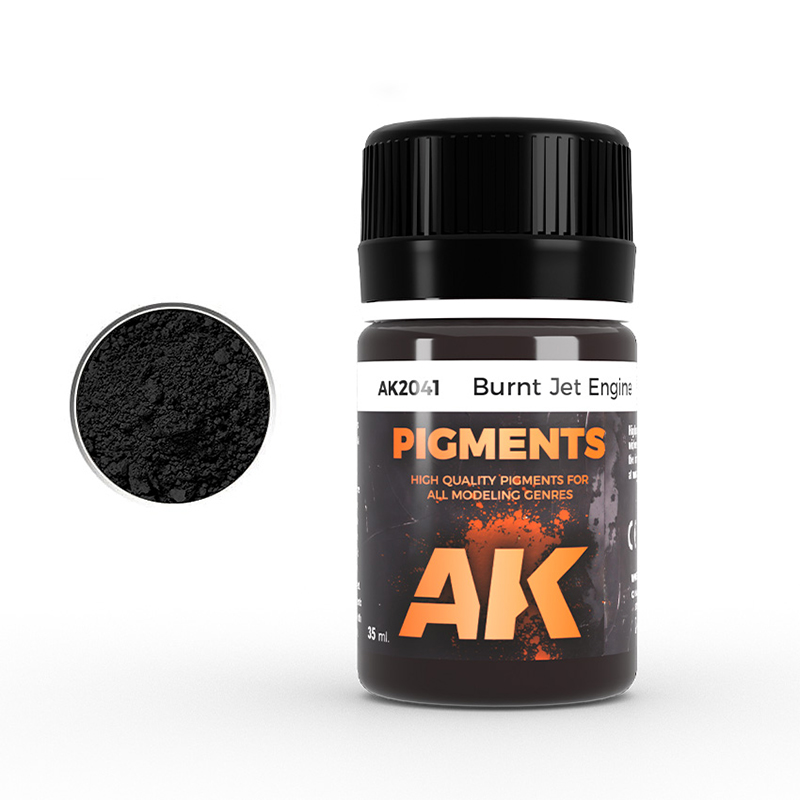 AK Interactive - Pigments - Burnt Jet Engine - 35ml