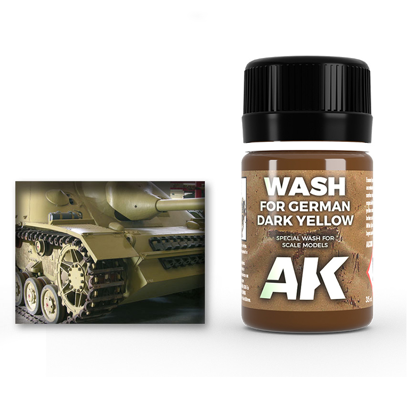 AK Interactive - Wash - Dark Yellow - 35ml