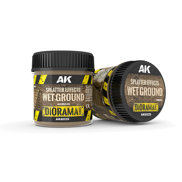AK Interactive - Diorama - Splatter Effects Wet Ground - 100ml