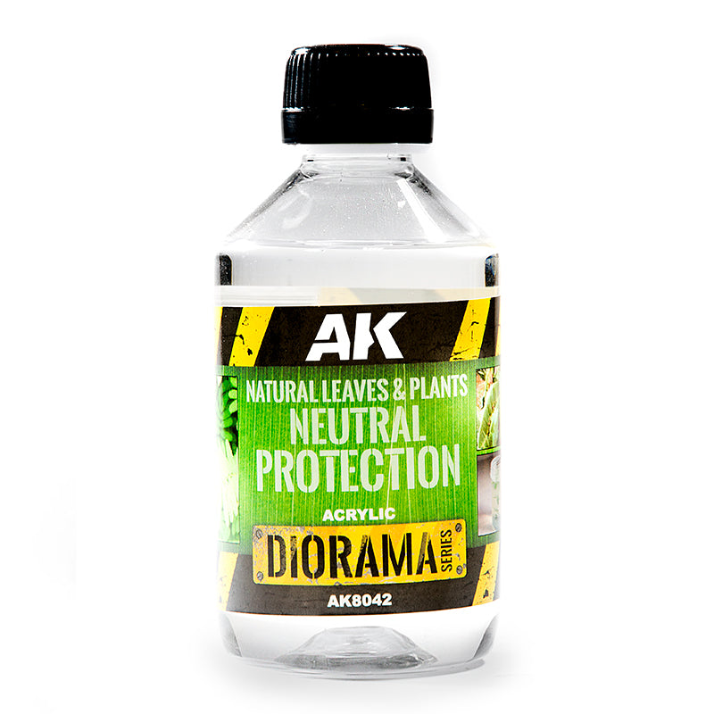AK Interactive - Diorama - Natural Leaves &amp; Plants Neutral Protection - 250ml