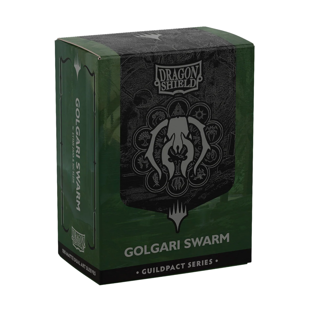 Dragon Shield - 100 Sleeves - Guildpact Series: Golgari Swarm
