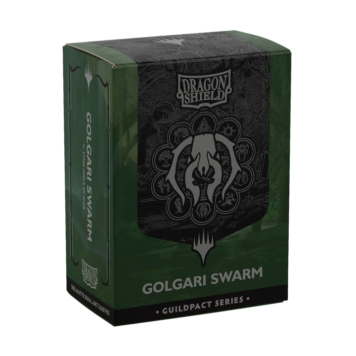Dragon Shield - 100 Sleeves - Guildpact Series: Golgari Swarm
