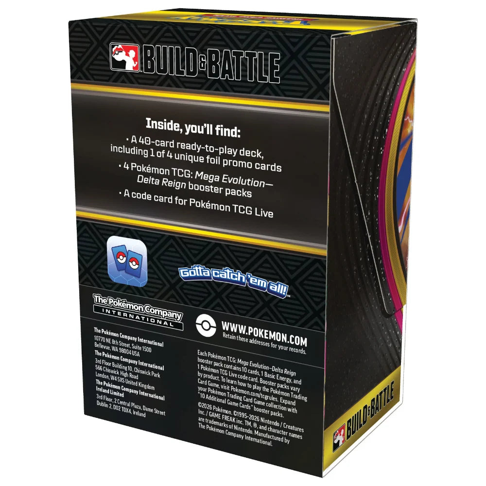 Pokémon TCG: Mega Evolution—Delta Reign Build &amp; Battle Box (Max 1st per kund)