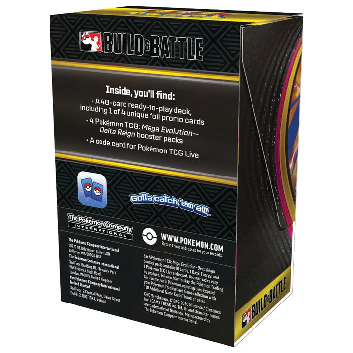 Pokémon TCG: Mega Evolution—Delta Reign Build &amp; Battle Box (Max 1st per kund)