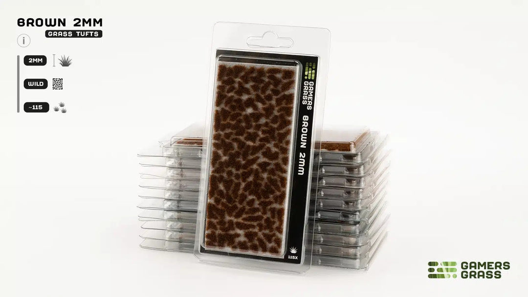 Gamers Grass - Grass Tufts - Brown 2mm