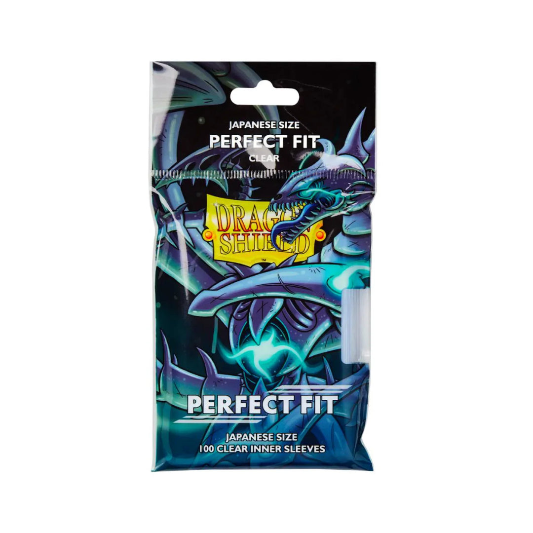 Dragon Shield - 100 Sleeves - Perfect Fit Japanese Size - Clear