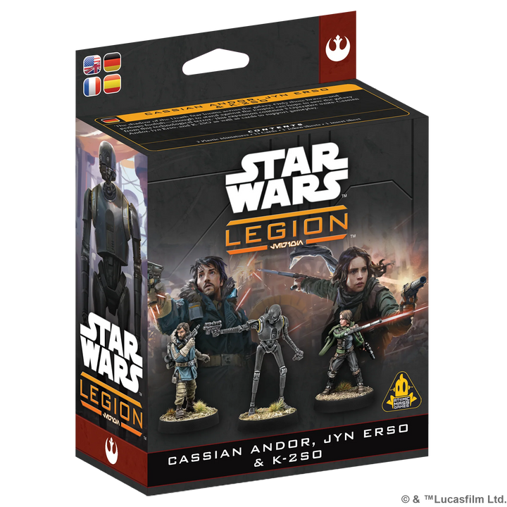 Star Wars: Legion - Cassian Andor, Jyn Erso &amp; K-2SO