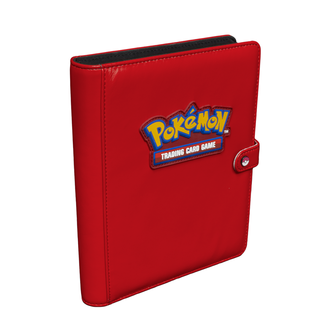 Ultra Pro - Red Snap Premium 4-Pocket Binder - Pokémon