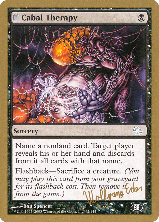Cabal Therapy, World Championship Decks 2003 Card Art