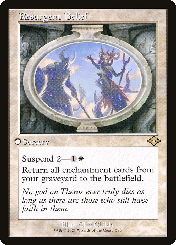 Resurgent Belief - Etched Foil