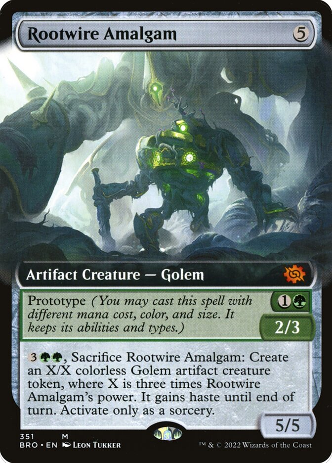 Rootwire Amalgam, The Brothers' War Card Art