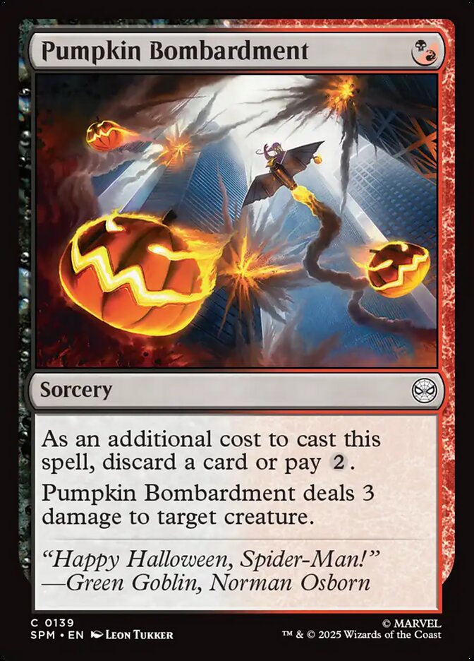 Pumpkin Bombardment, Marvel&