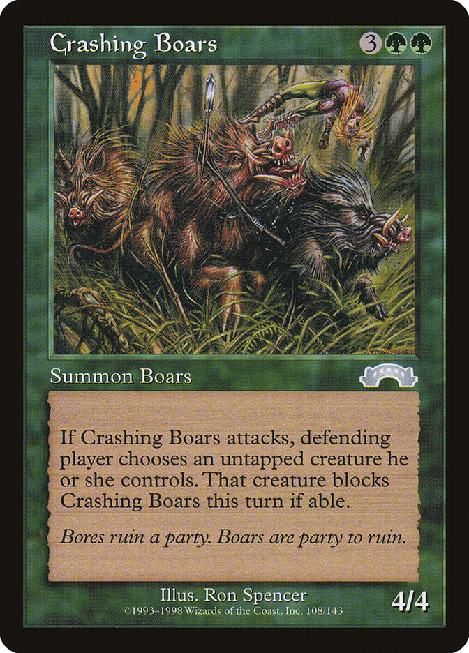 Crashing Boars, Exodus Card Art