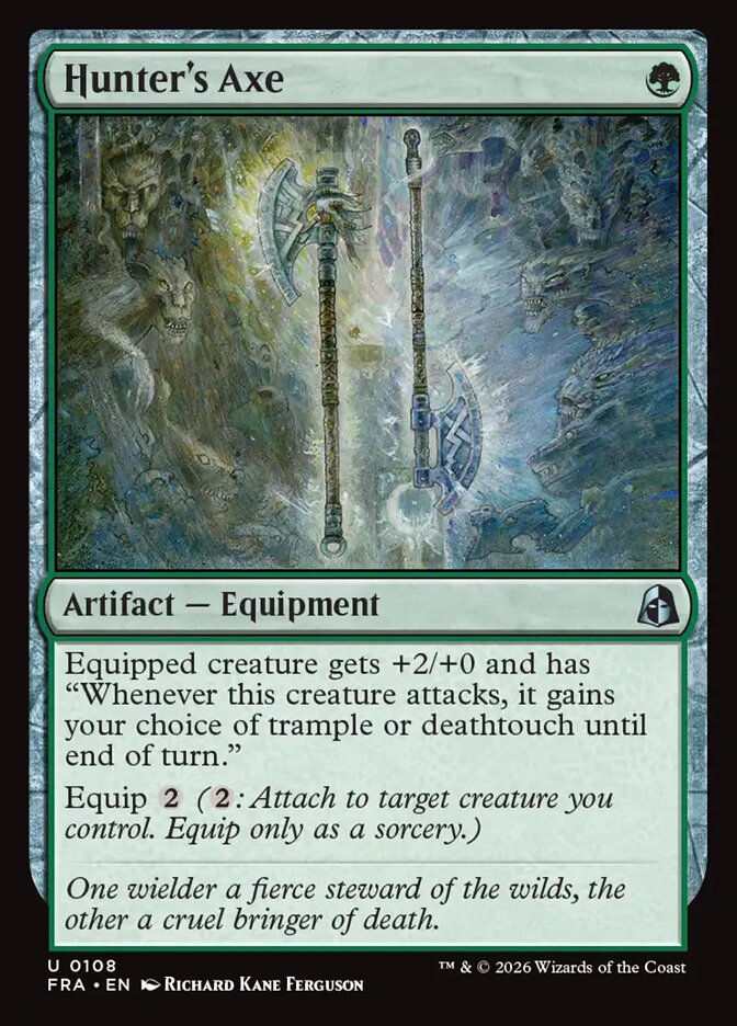 Hunter's Axe, Reality Fracture Card Art