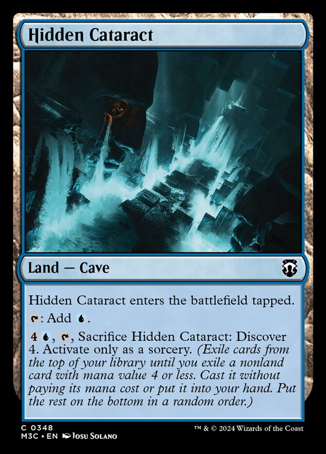 Hidden Cataract, Modern Horizons 3 Commander Card Art