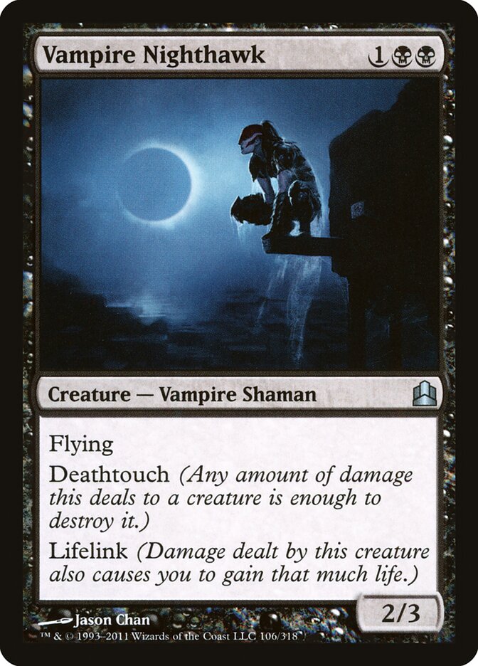 Vampire Nighthawk, Commander 2011 Card Art