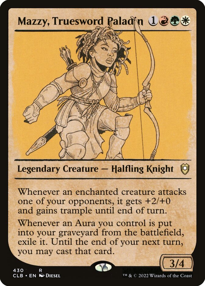 Mazzy, Truesword Paladin, Commander Legends: Battle For Baldur'S Gate Card Art
