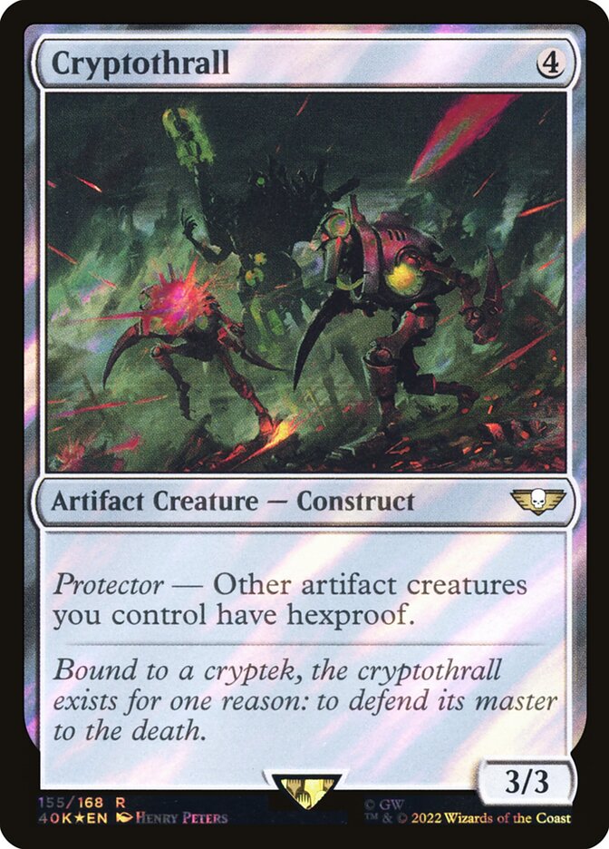 Cryptothrall, Warhammer 40,000 Commander Card Art