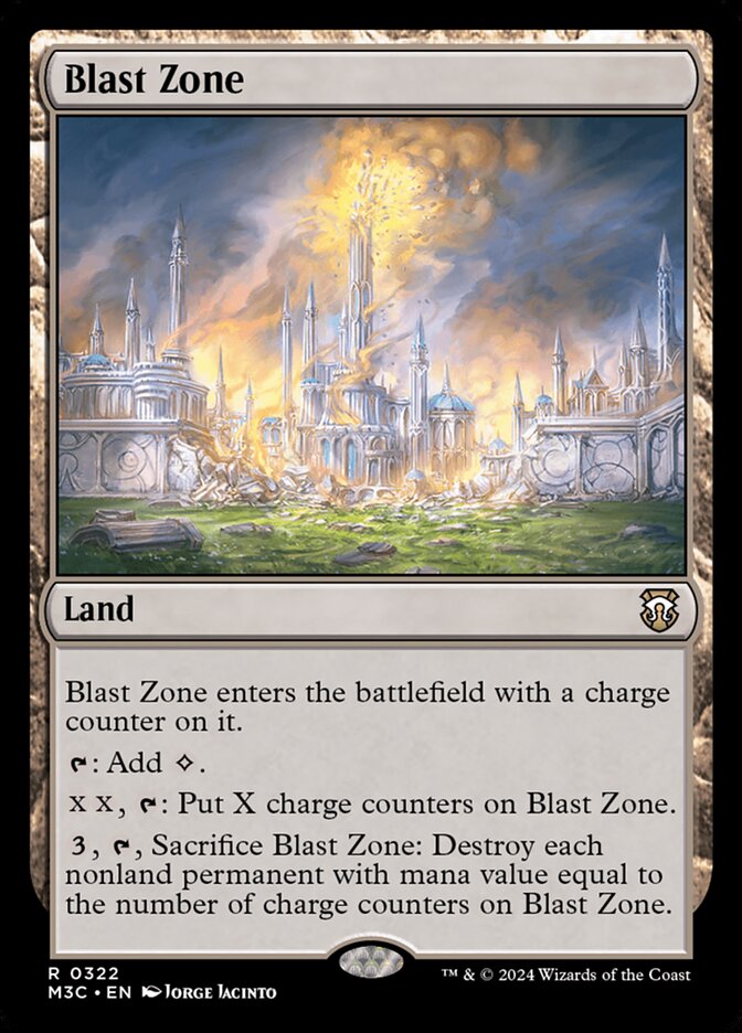 Blast Zone, Modern Horizons 3 Commander Card Art