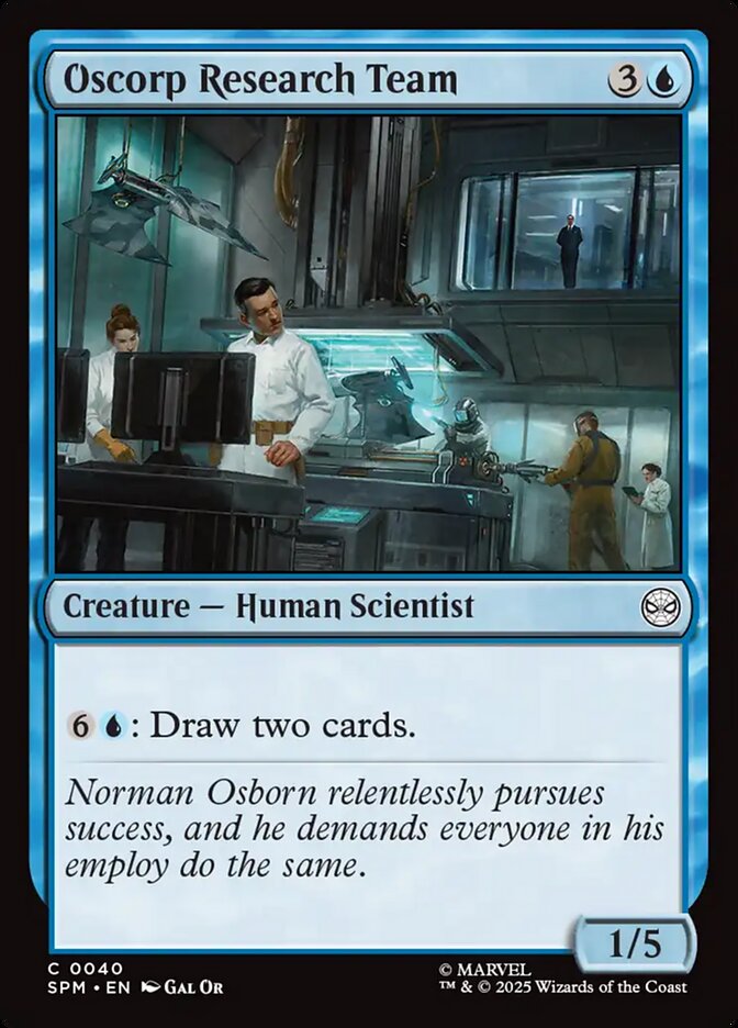 Oscorp Research Team, Marvel&