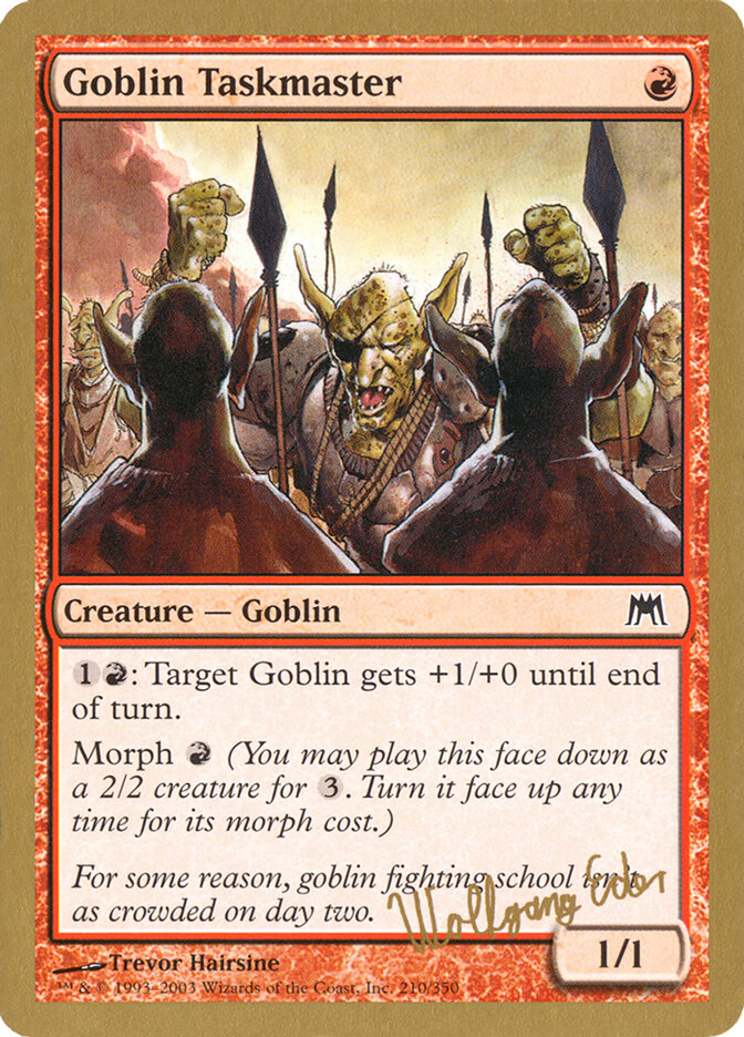 Goblin Taskmaster, World Championship Decks 2003 Card Art